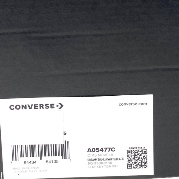 Converse Chuck Taylor Move Platform Вahlia Canvas Casual For Women Shoes A05477C - Picture 7 of 8